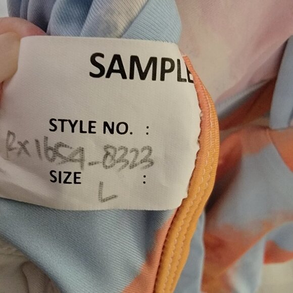 NWT SGI One Piece Color Tie Dye Bathing Suit Size Large - Picture 12 of 13